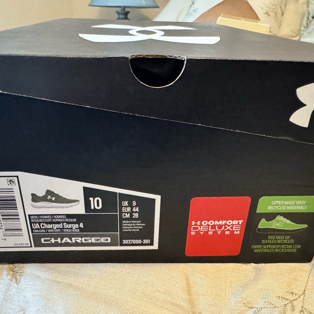 Under Armour Olive Green Athletic Shoes - Picture 11 of 11